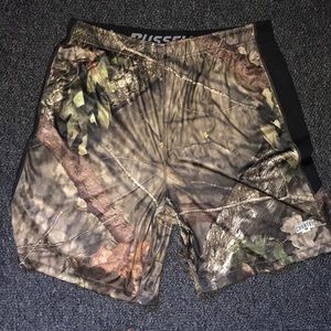 Camouflage athletic shorts